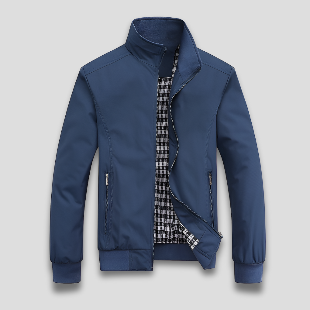 Echoarchiv Herren Leichte Reißverschlussjacke mit Stehkragen