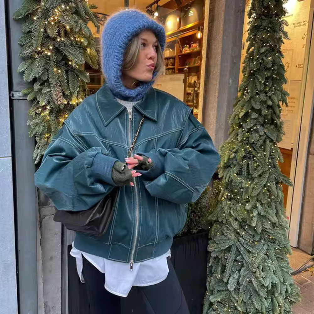 Echoarchiv | Große Jacke mit Reißverschluss