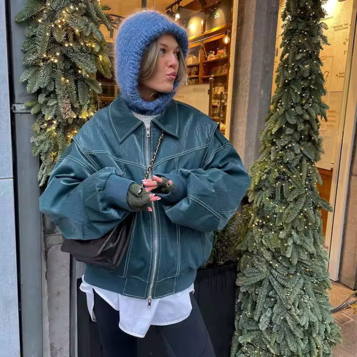Echoarchiv | Große Jacke mit Reißverschluss