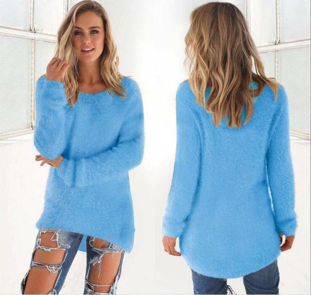 Echoarchiv | Lässiger O Ausschnitt Pullover