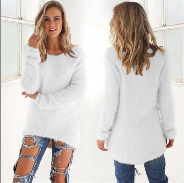 Echoarchiv | Lässiger O Ausschnitt Pullover