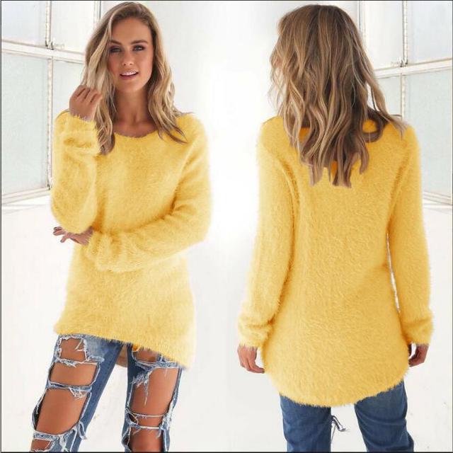 Echoarchiv | Lässiger O Ausschnitt Pullover