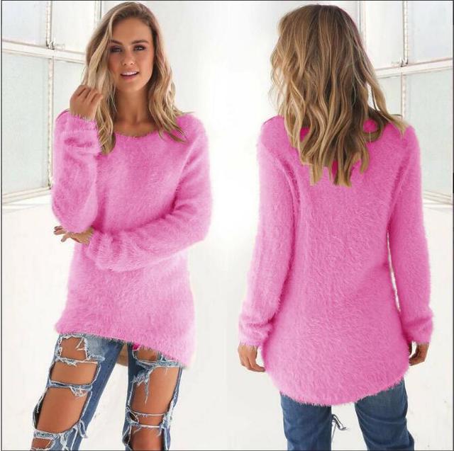 Echoarchiv | Lässiger O Ausschnitt Pullover