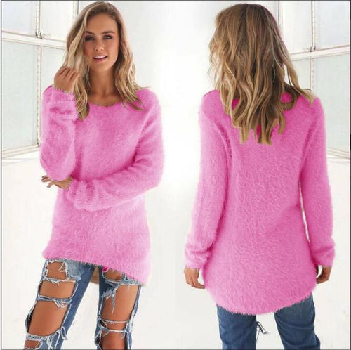Echoarchiv | Lässiger O Ausschnitt Pullover