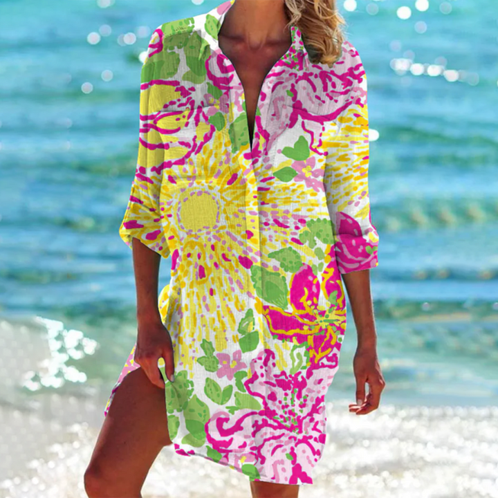 Echoarchiv | Boho Sommer Kurz Kleid Perfekt für Den Alltag Mamiz