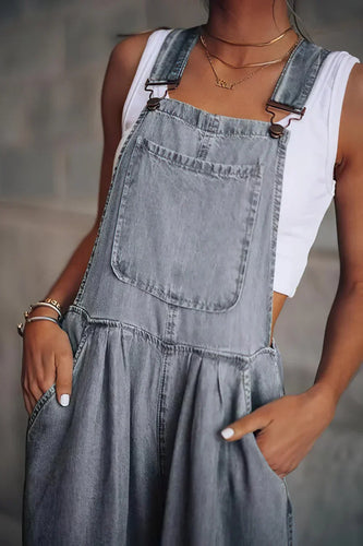 Echoarchiv | Armelloser Trendiger Denim-Overall für Damen