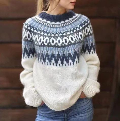 Echoarchiv | Pullover - Gemütlicher nordischer Strickpullover