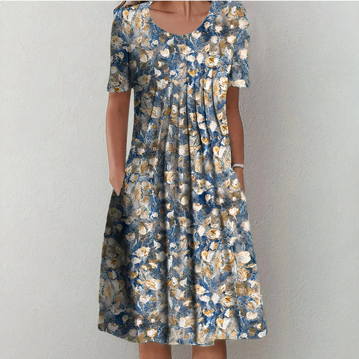 Elegantes Kleid aus weichem MischgewEchoarchive