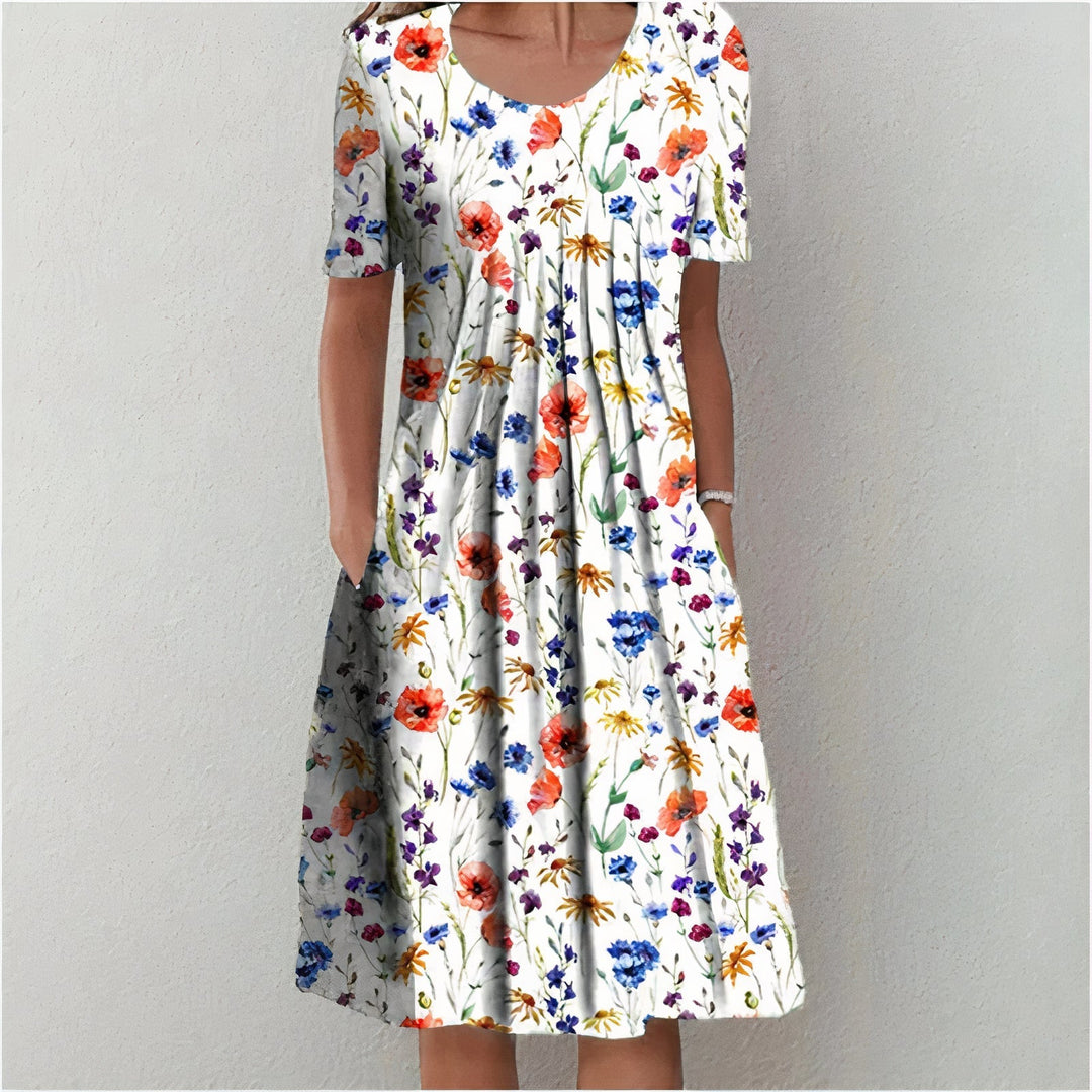 Elegantes Kleid aus weichem MischgewEchoarchive