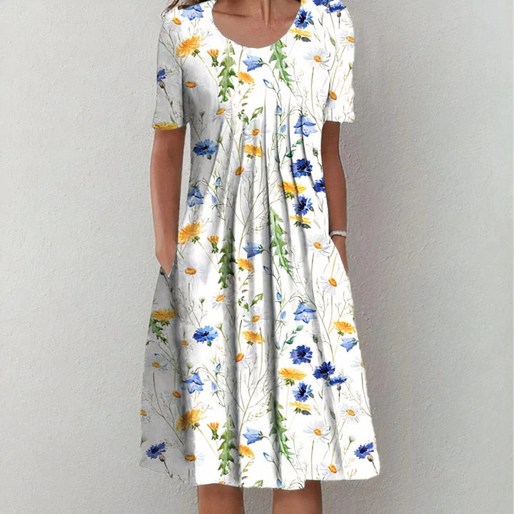 Elegantes Kleid aus weichem MischgewEchoarchive