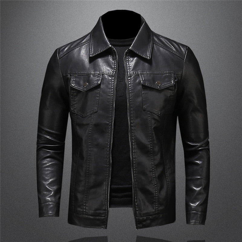 Echoarchiv | Klassische Lederjacke für Herren