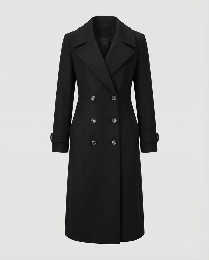 Eleganter Wollmantel Damen | Echoarchiv