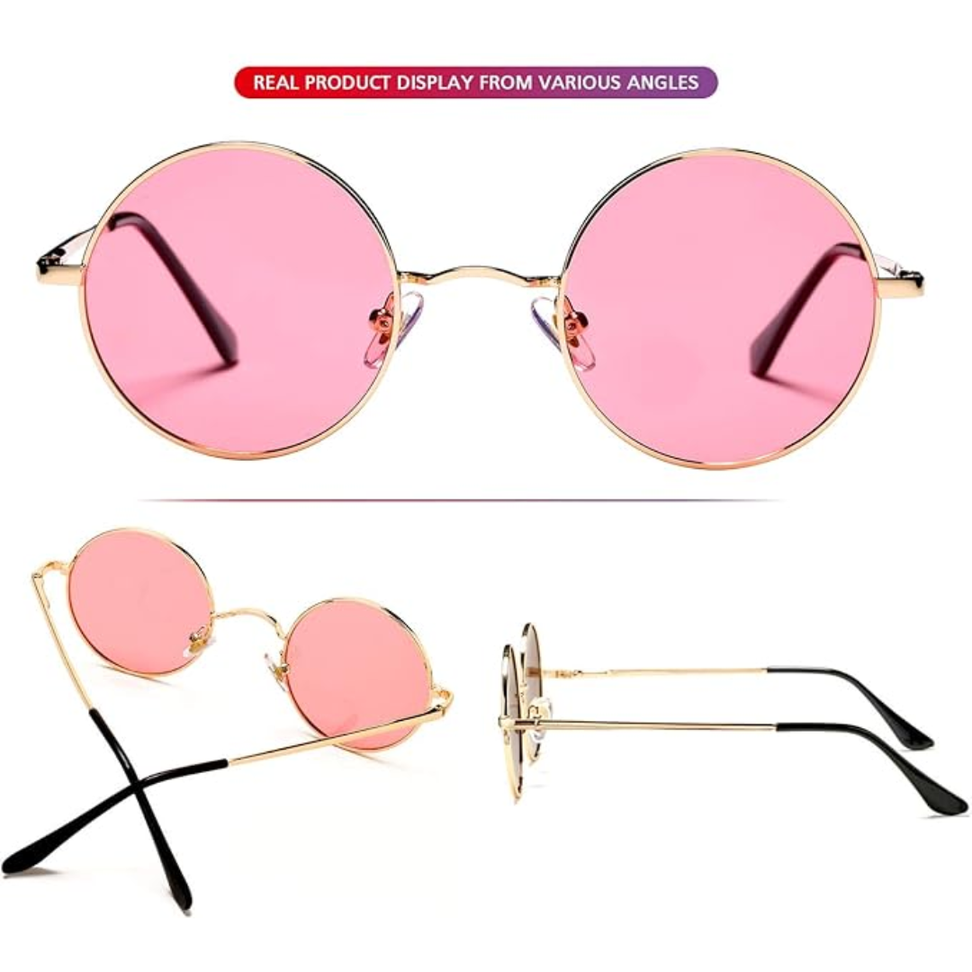 Echoarchiv Runde Sonnenbrille Klassisches Design Leicht