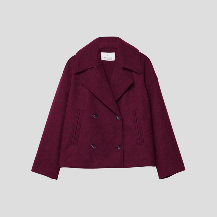 Doppelreihiger Kurzmantel – Elegant & Zeitlos – Célinea