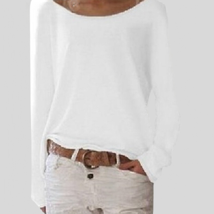Echoarchiv | Eleganter leichter Pullover mit Rundhalsausschnitt