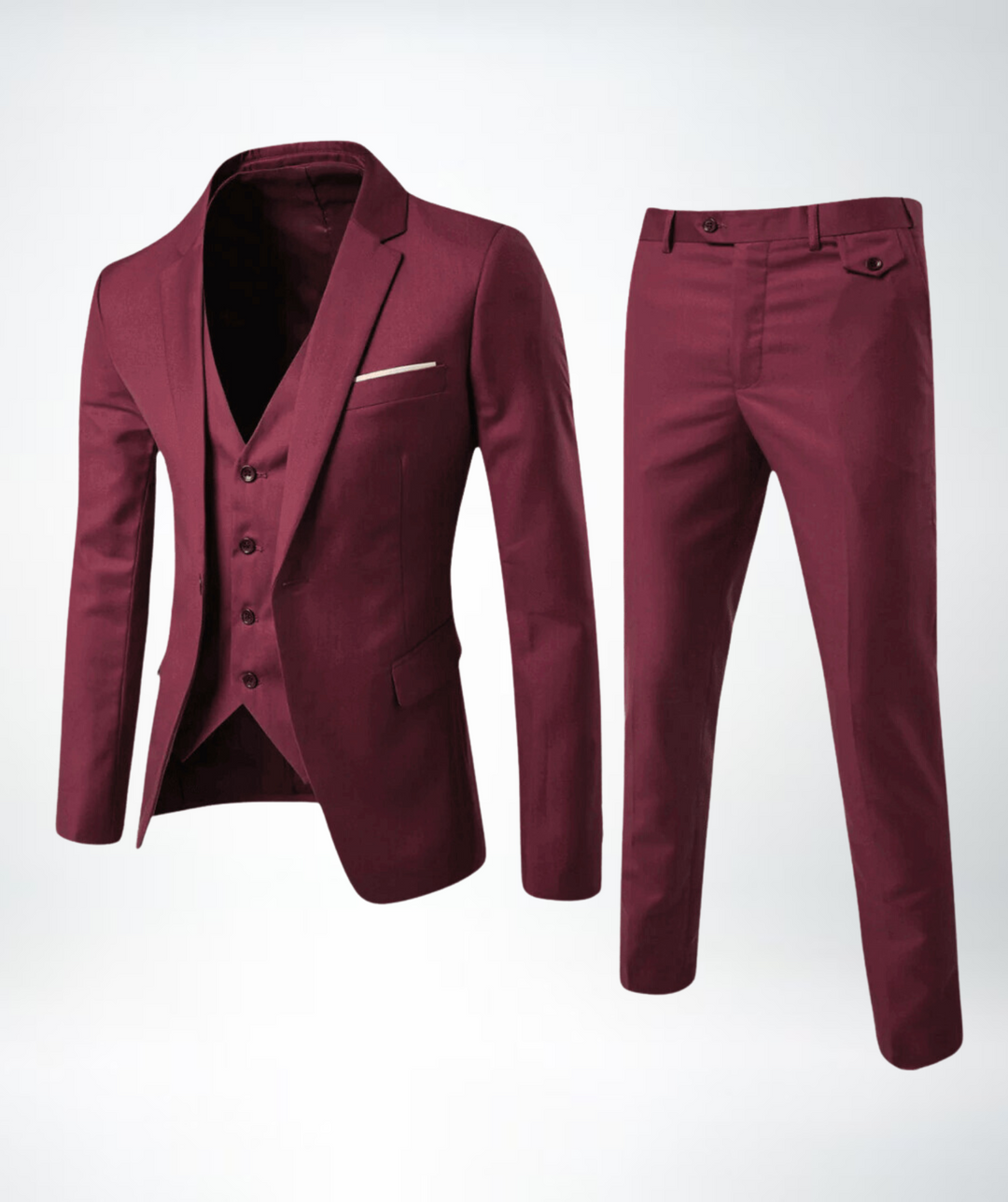Echoarchiv Herren Slim Fit Business Anzug 2-teilig – Sakko & Hose