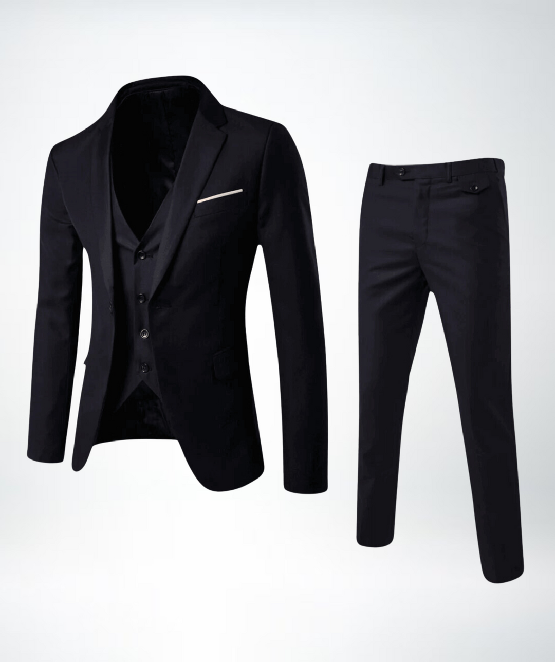 Echoarchiv Herren Slim Fit Business Anzug 2-teilig – Sakko & Hose