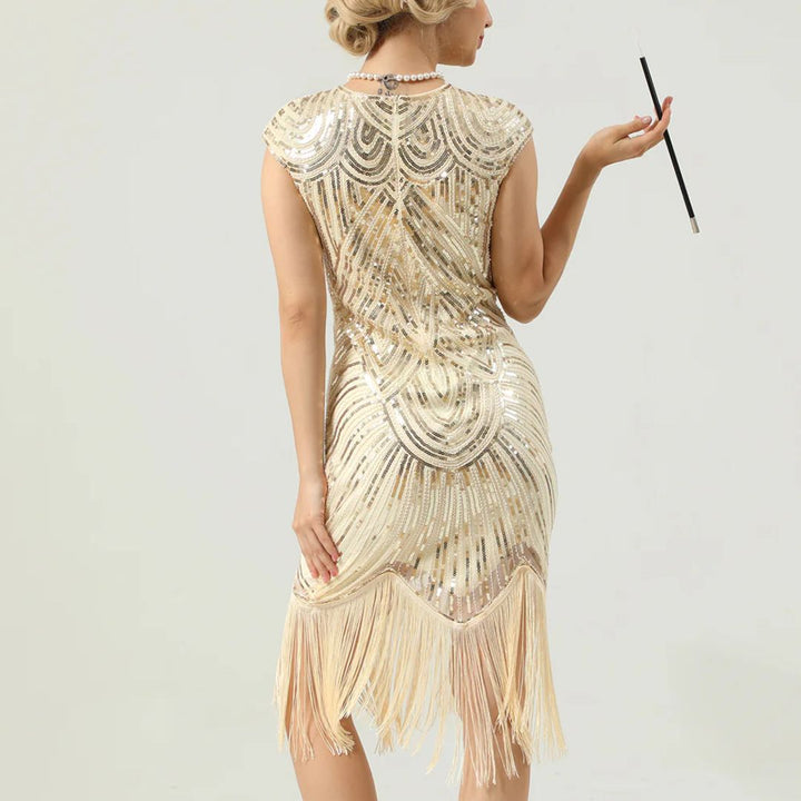 Echoarchiv | 1920Er Gatsby-Stil Glitzerndes Kleid