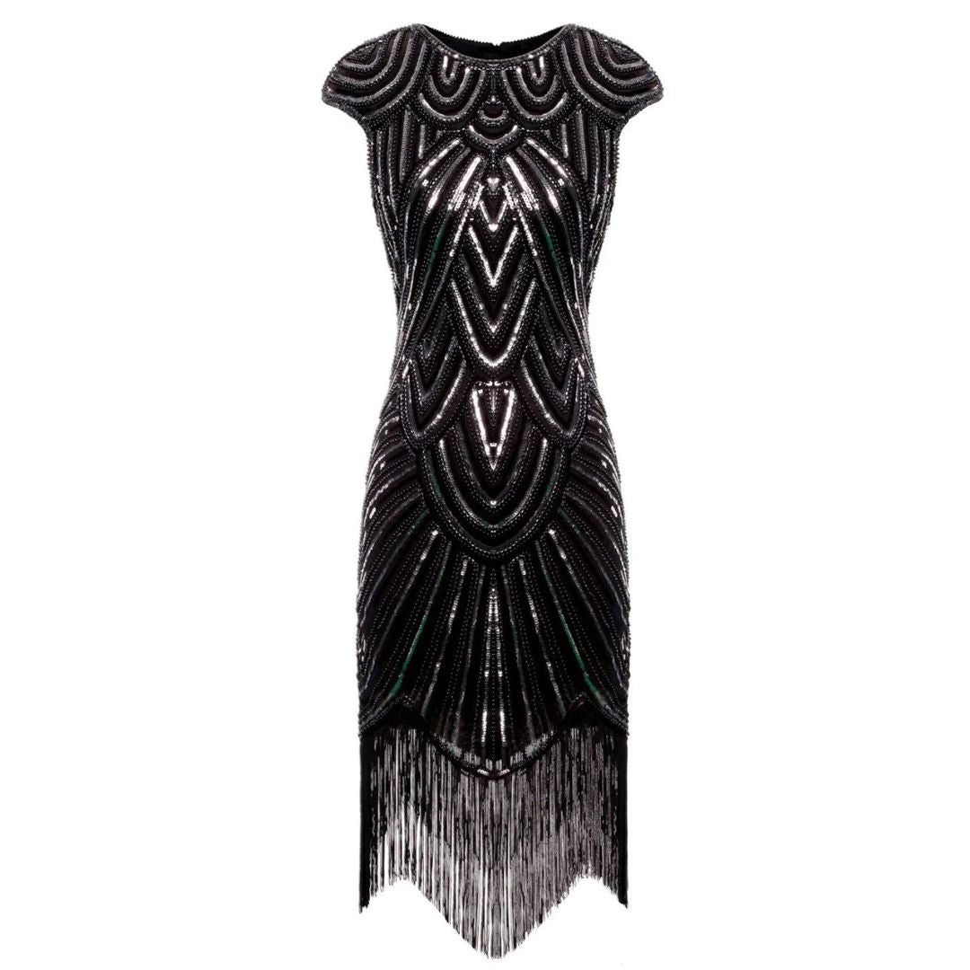 Echoarchiv | 1920Er Gatsby-Stil Glitzerndes Kleid