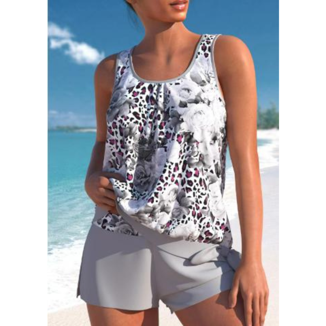 Echoarchiv | Damen Blumenmuster Zweiteiliges BadEchoarchivnzug Set Bright