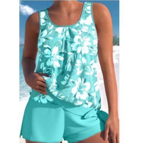 Echoarchiv | Damen Blumenmuster Zweiteiliges BadEchoarchivnzug Set Bright