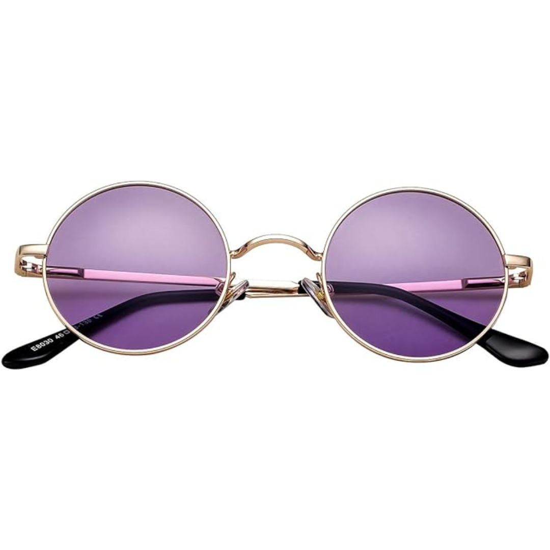 Echoarchiv Runde Sonnenbrille Klassisches Design Leicht