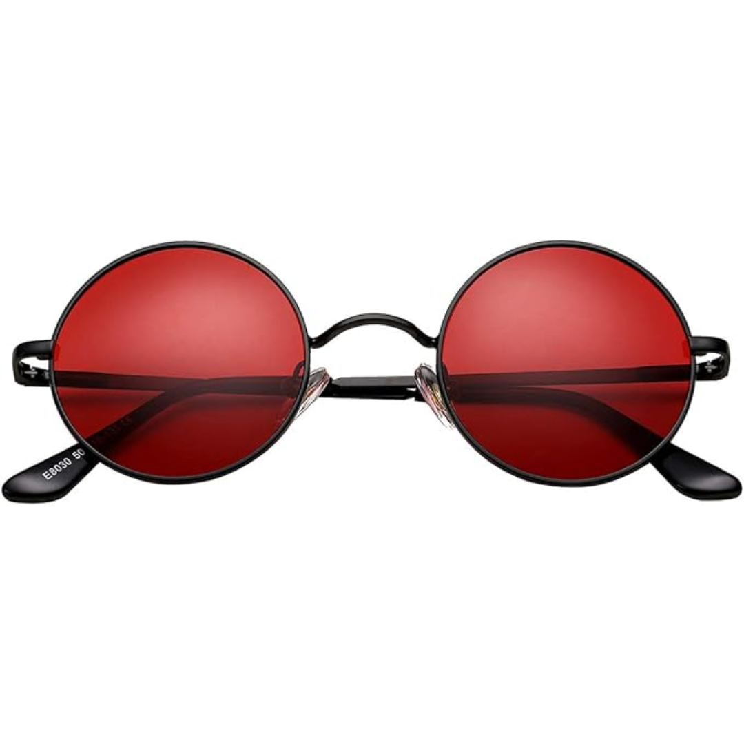 Echoarchiv Runde Sonnenbrille Klassisches Design Leicht