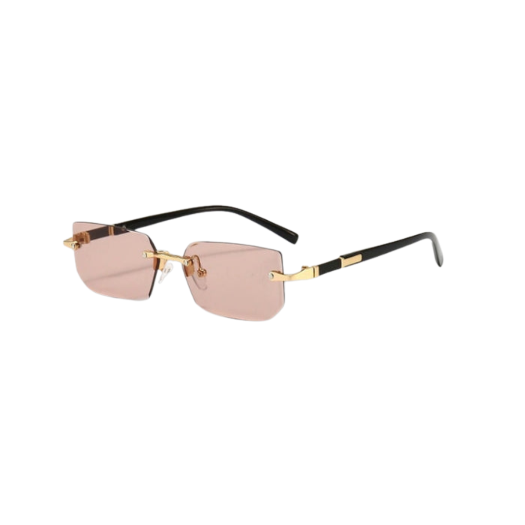 Echoarchiv | Sonnenbrille Modern Rechteckig Rahmenlos Retro