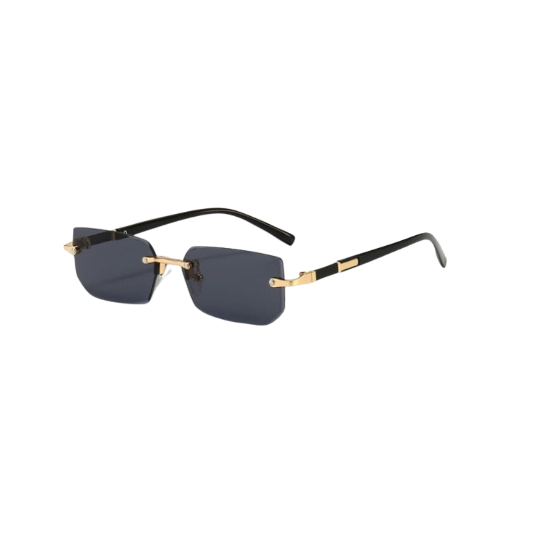 Echoarchiv | Sonnenbrille Modern Rechteckig Rahmenlos Retro