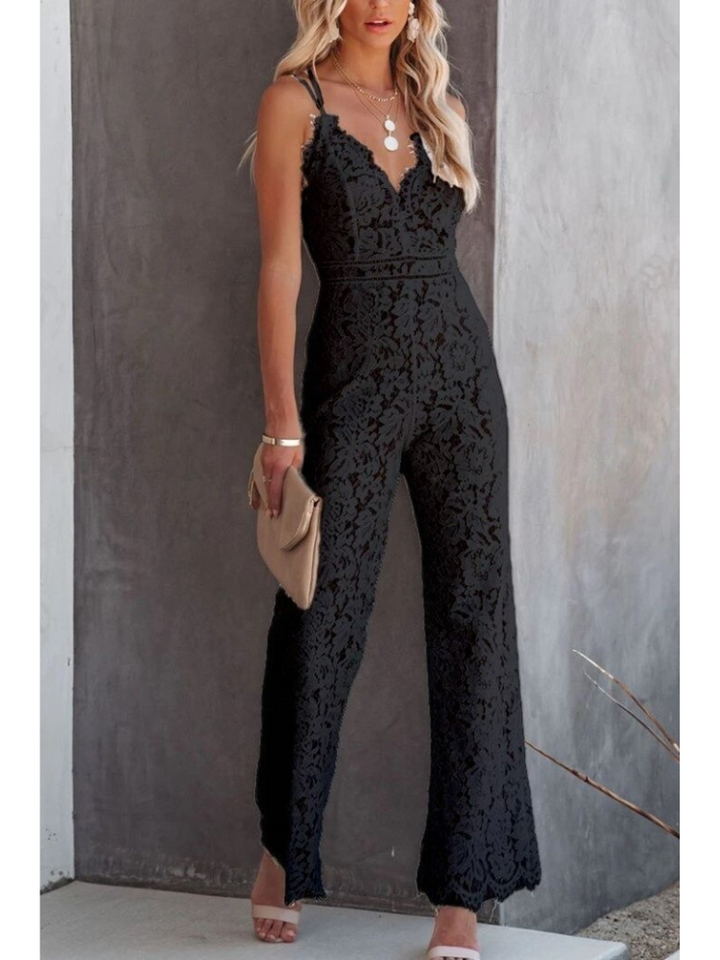Echoarchiv | Eleganter Spitzen-Jumpsuit für Damen Luxuriös und Raffiniert