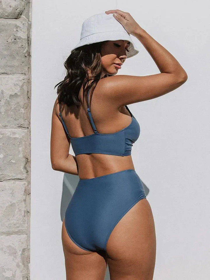 Damen Bikini Set mit Hoher Taille & Sommer-Strandmode | Echoarchiv