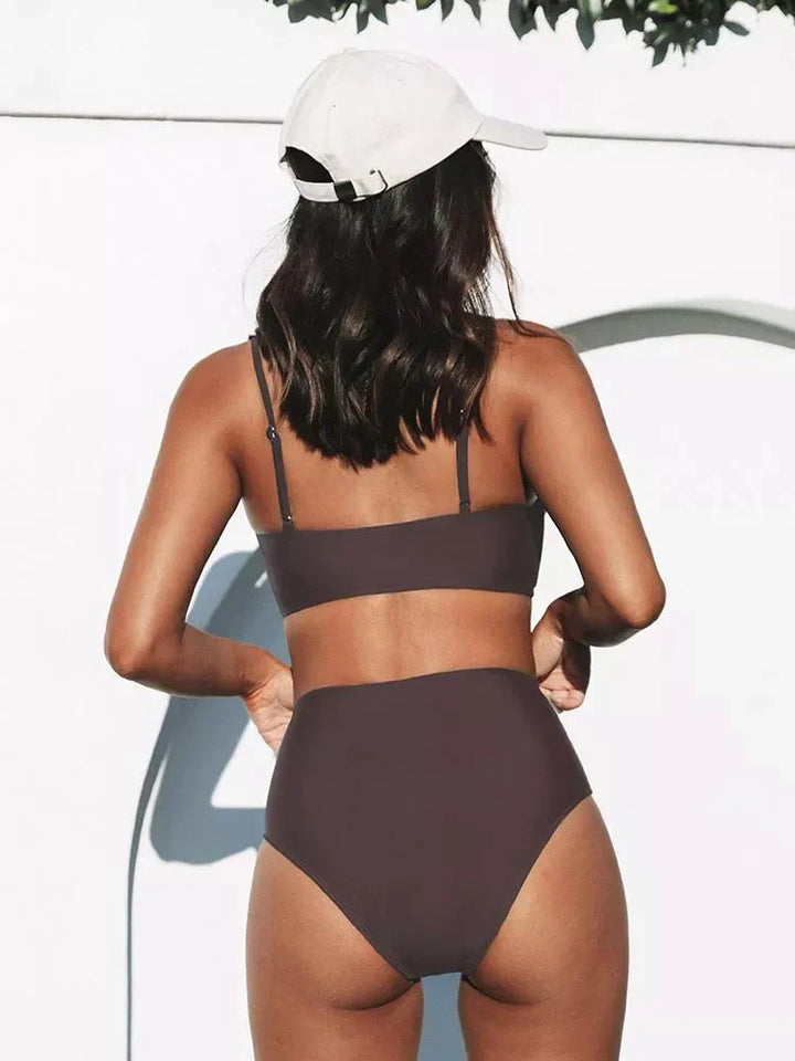 Damen Bikini Set mit Hoher Taille & Sommer-Strandmode | Echoarchiv