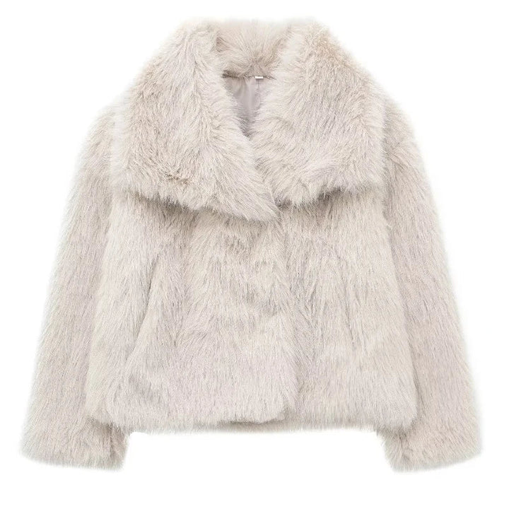 Echoarchiv | Warme Pelzjacke Für Damen In Stilvollem Design