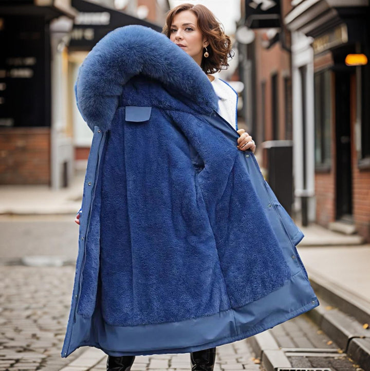 Damen Winterparka mit Wasserdichtem Material & Kapuze | Echoarchiv