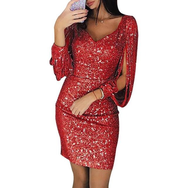 Partykleid mit Pailletten - Sloane – Élara