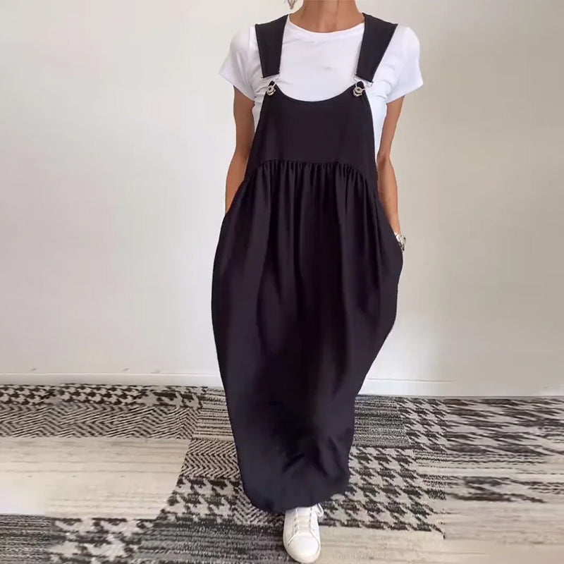 Echoarchiv | Kleid Lässig Einfarbig Hosenträger