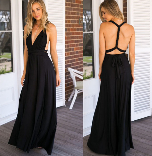 Damen Multiway Wickelkleid mit 50+ Tragevarianten & Elastischem Stoff | Echoarchiv
