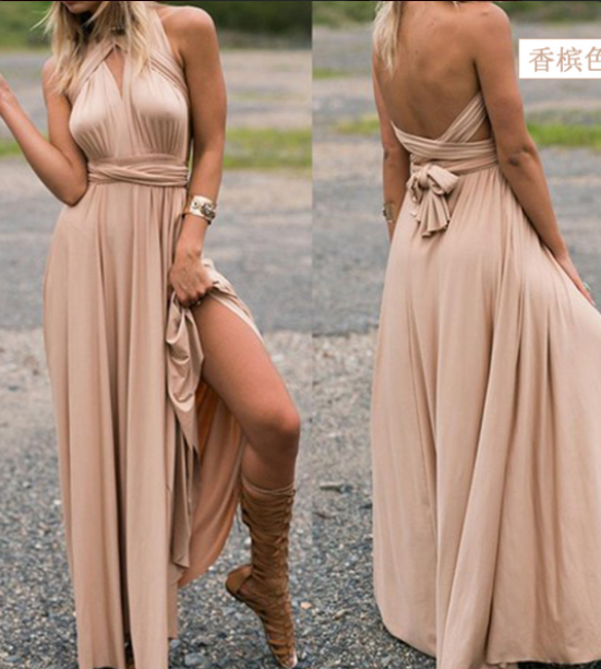 Damen Multiway Wickelkleid mit 50+ Tragevarianten & Elastischem Stoff | Echoarchiv