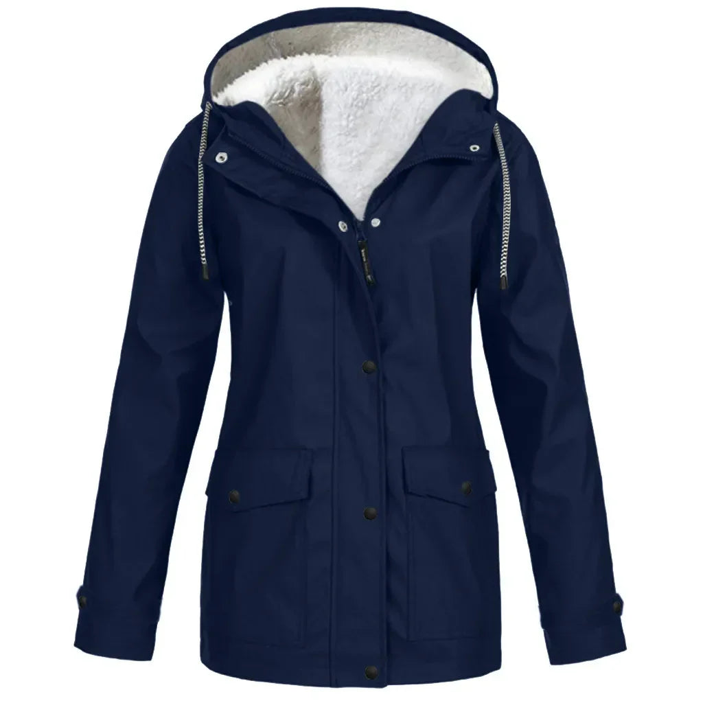 Echoarchiv | Wind und Wasserdichte Outdoor-Jacke mit Fleece-Futter