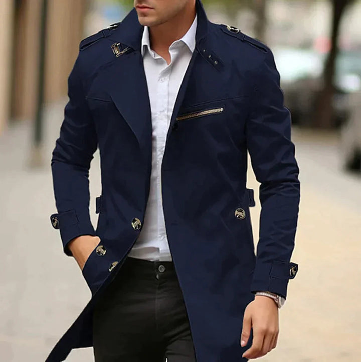Echoarchiv | Herren-Trenchcoat - Klassischer Old Money Stil