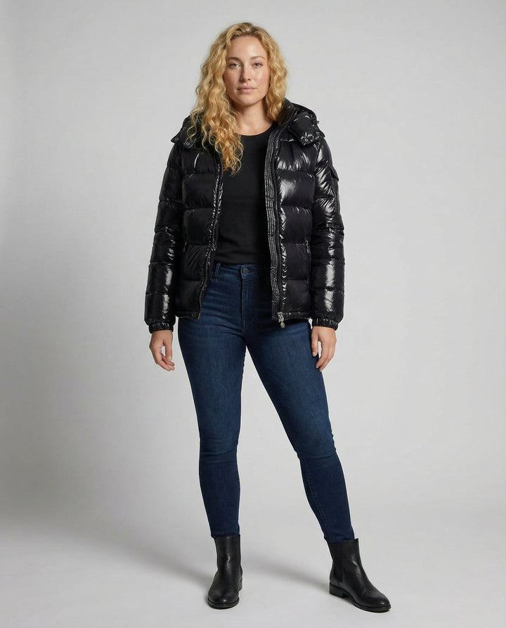 Warme Gepolsterte Pufferjacke Damen | Echoarchiv