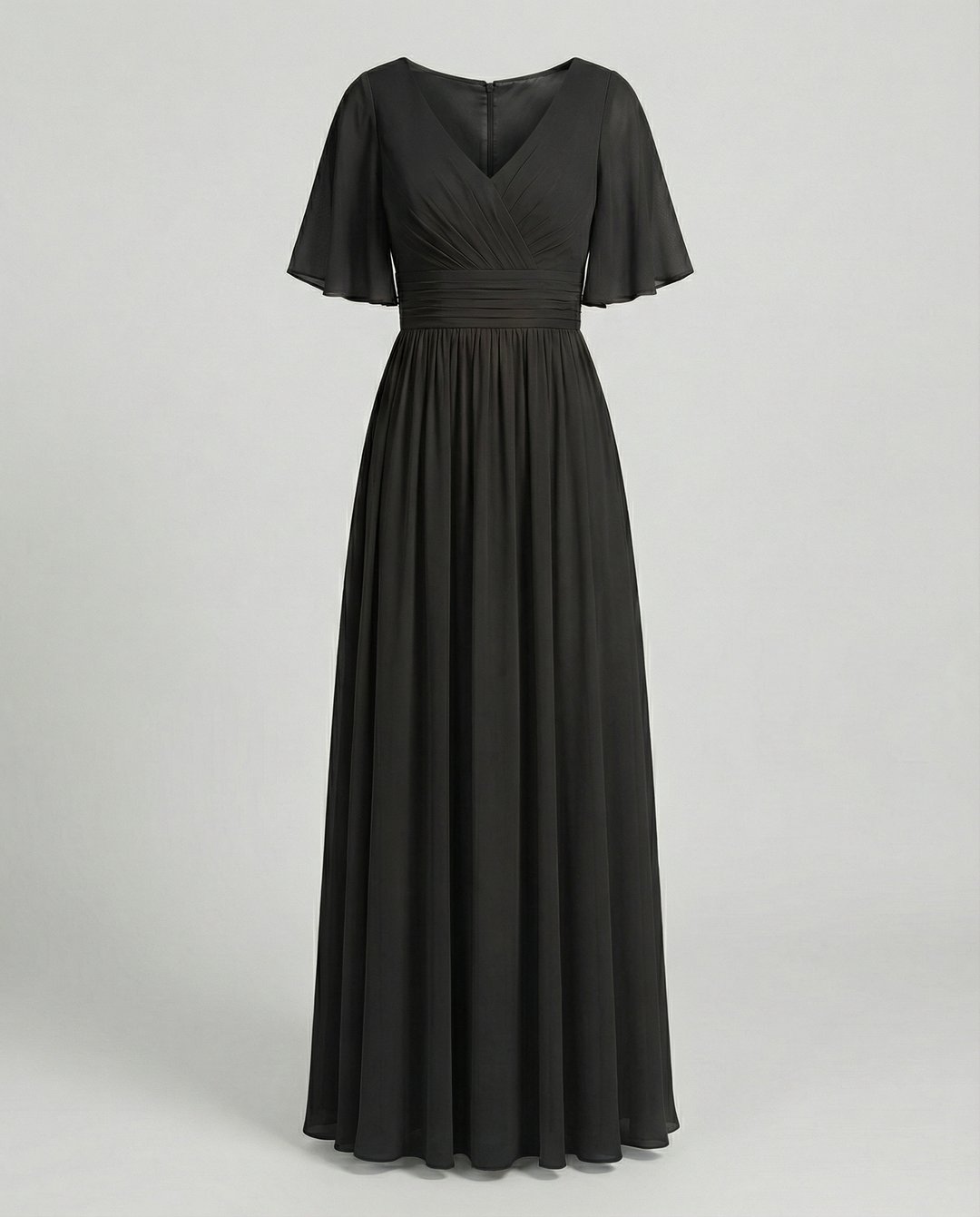 Echoarchiv | Kleid Fließendes V-Ausschnitt Chiffonkleid für Damen
