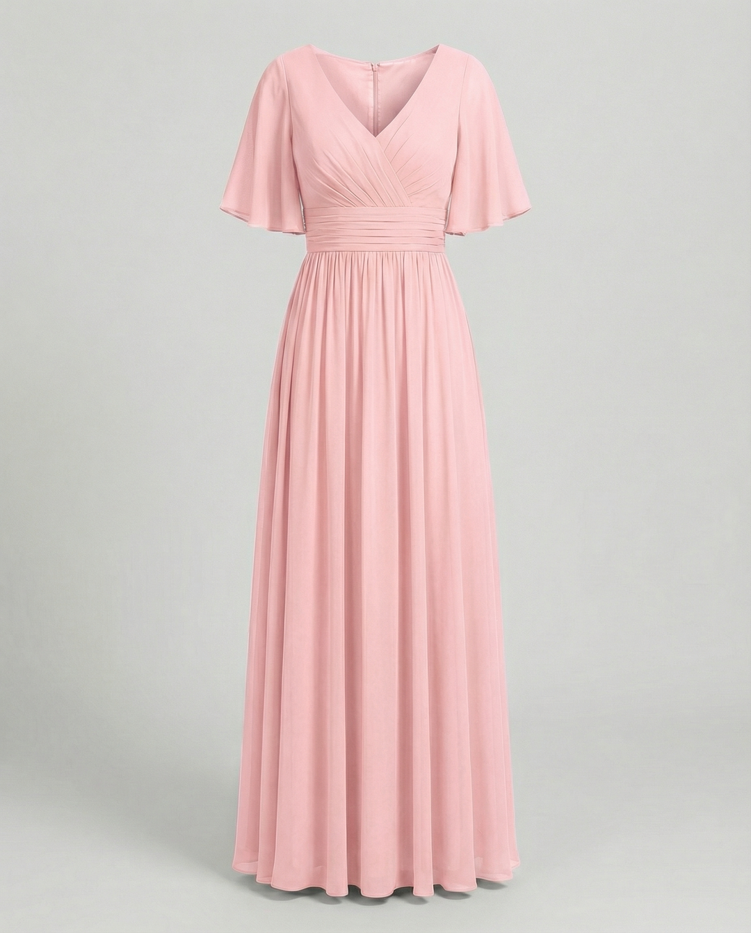 Echoarchiv | Kleid Fließendes V-Ausschnitt Chiffonkleid für Damen