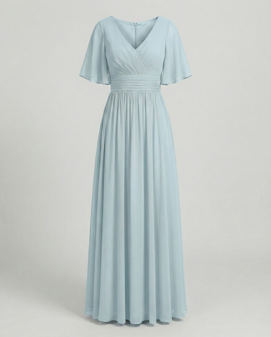 Echoarchiv | Kleid Fließendes V-Ausschnitt Chiffonkleid für Damen