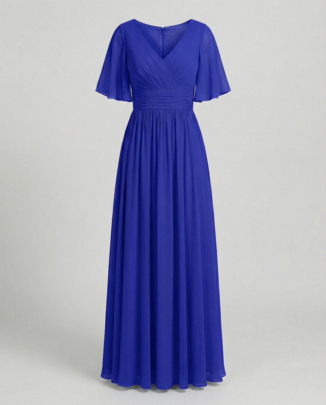 Echoarchiv | Kleid Fließendes V-Ausschnitt Chiffonkleid für Damen