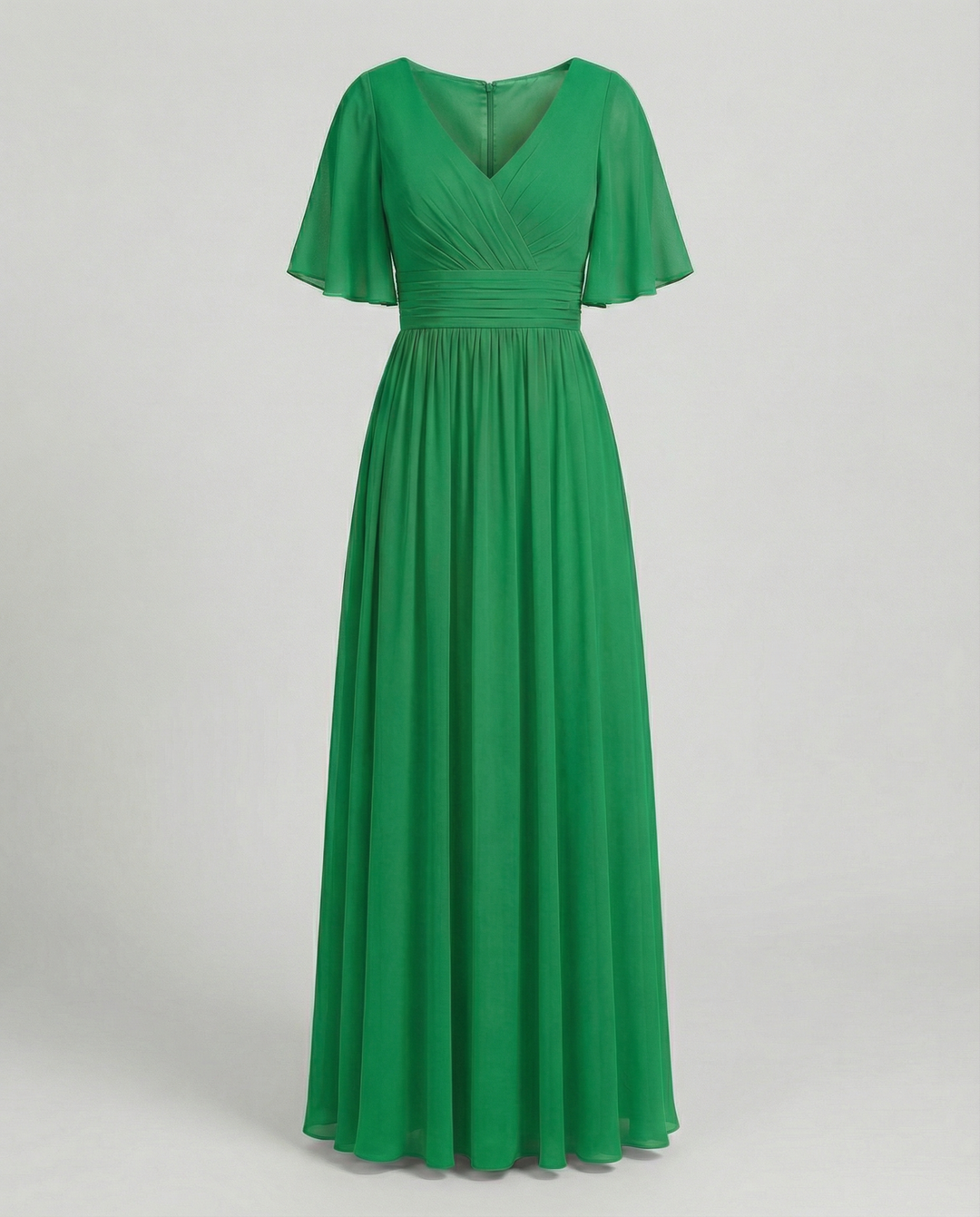 Echoarchiv | Kleid Fließendes V-Ausschnitt Chiffonkleid für Damen