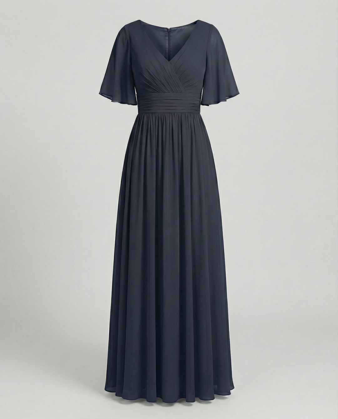 Echoarchiv | Kleid Fließendes V-Ausschnitt Chiffonkleid für Damen