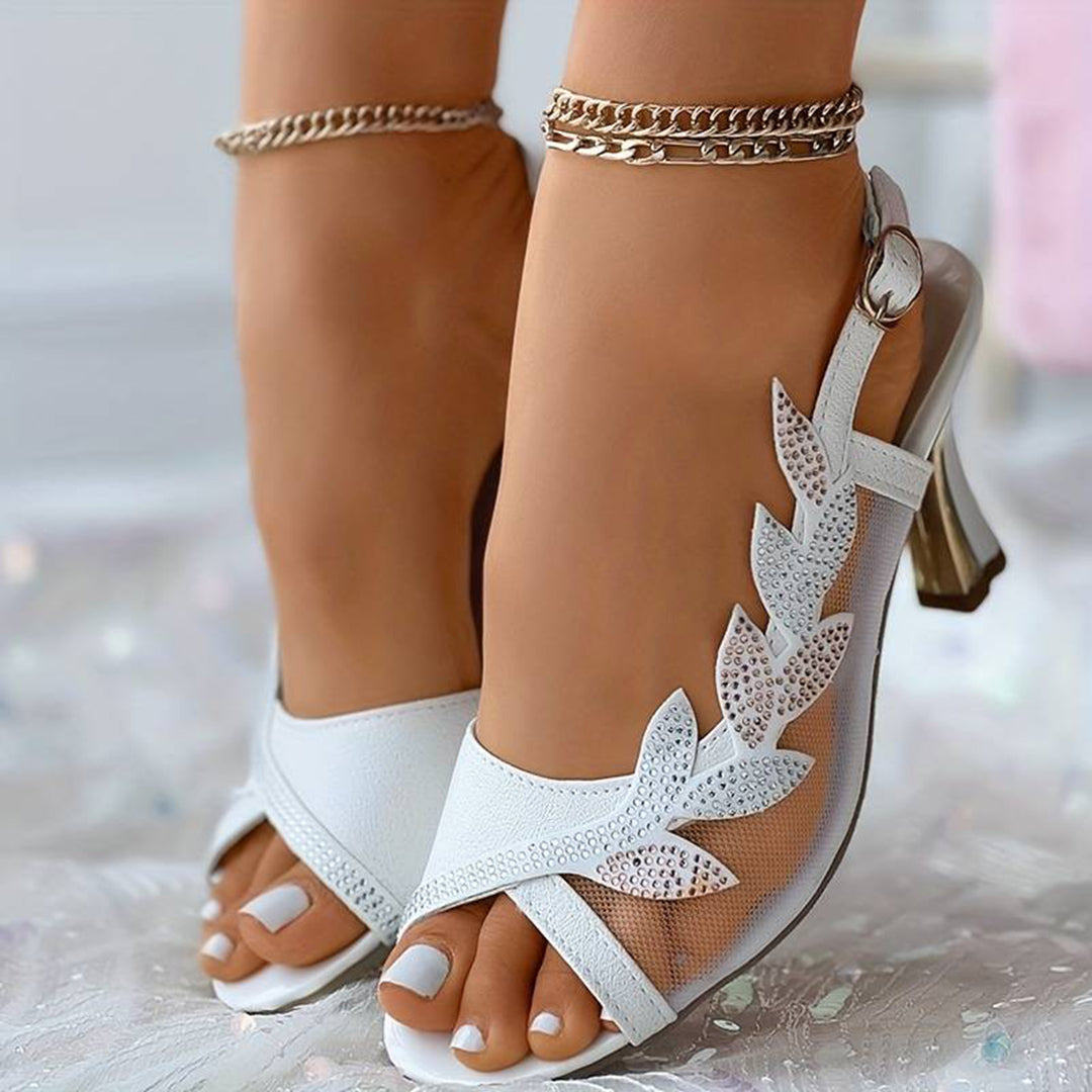 Heel-Sandalen mit Stilvollem Design für Frauen – Sorelia