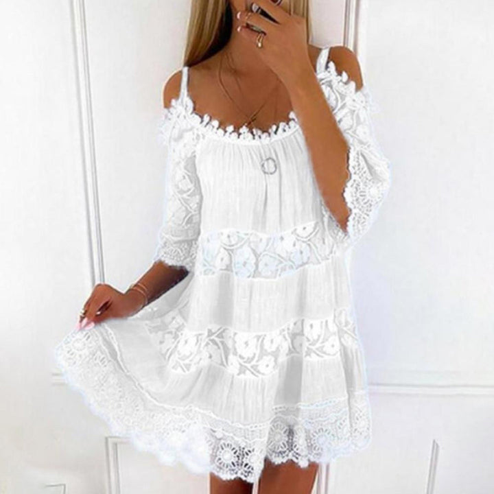 Kleid mit kalten Ärmeln