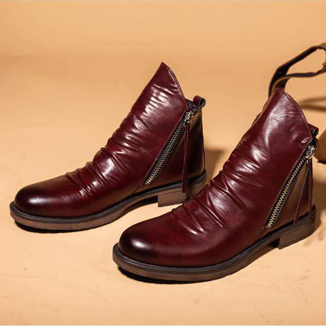 Echoarchiv - Lässige Herbst Stilvolle Stiefel mit Reißverschluss für Männer